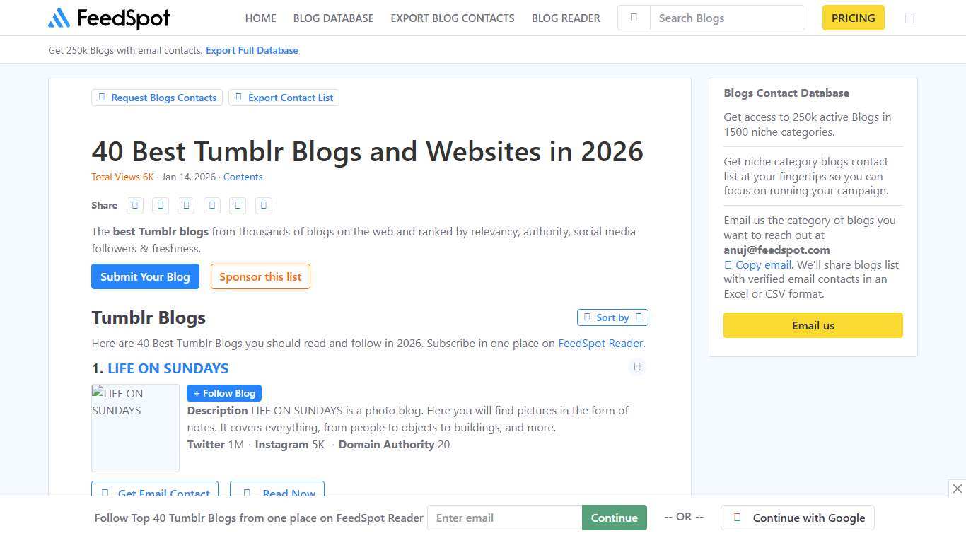 40 Best Tumblr Blogs and Websites in 2026
