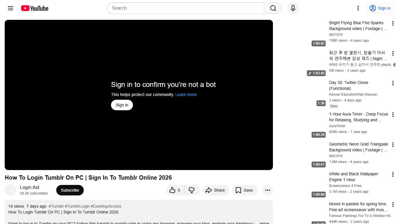 How To Login Tumblr On PC Sign In To Tumblr Online 2026 - YouTube
